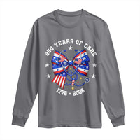 Nurse 250 Years Of Care Long Sleeve Shirt Patriotic American Nurse Gift