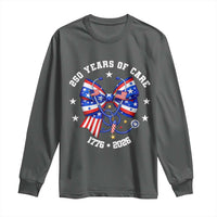 Nurse 250 Years Of Care Long Sleeve Shirt Patriotic American Nurse Gift