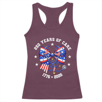 Nurse 250 Years Of Care Racerback Tank Top Patriotic American Nurse Gift