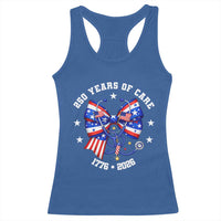 Nurse 250 Years Of Care Racerback Tank Top Patriotic American Nurse Gift