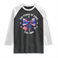 Nurse 250 Years Of Care Raglan Shirt Patriotic American Nurse Gift