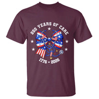 Nurse 250 Years Of Care T Shirt Patriotic American Nurse Gift