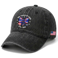 Nurse 250 Years Of Care Washed Cotton Baseball Cap Patriotic American Nurse Gift