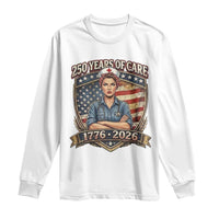 Patriotic Nurse Celebrating 250 Years Of Care Gift Long Sleeve Shirt