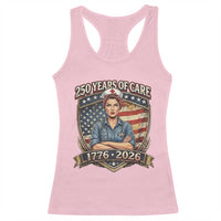 Patriotic Nurse Celebrating 250 Years Of Care Gift Racerback Tank Top