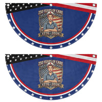 Nurse Celebrating 250 Years Of Care Gift Patriotic Fan Flag