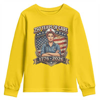 Patriotic Nurse Celebrating 250 Years Of Care Gift Youth Sweatshirt