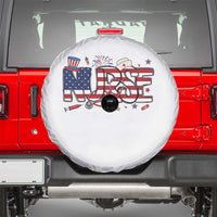 USA 250 Proud American Nurse Spare Tire Cover Patriotic Healthcare Hero