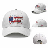 USA 250 Proud American Nurse Baseball Cap Patriotic Healthcare Hero