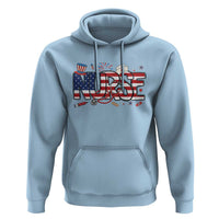 USA 250 Proud American Nurse Hoodie Patriotic Healthcare Hero