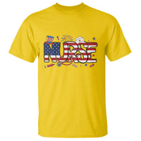 USA 250 Proud American Nurse T Shirt Patriotic Healthcare Hero