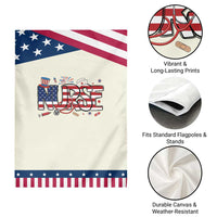 USA 250 Proud American Nurse Garden Flag Patriotic Healthcare Hero