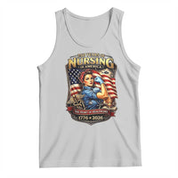 Patriotic Rosie Nurse Feminist Pride Tank Top 250 Years Of Nursing
