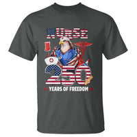 Bald Eagle Nurse 250 Years Of Freedom T Shirt Patriotic American Nurse Gift