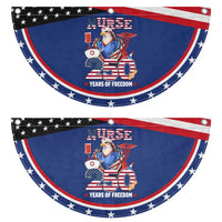 Bald Eagle Nurse 250 Years Of Freedom Patriotic Fan Flag American Nurse Gift