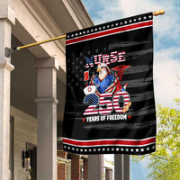Bald Eagle Nurse 250 Years Of Freedom Garden Flag Patriotic American Nurse Gift