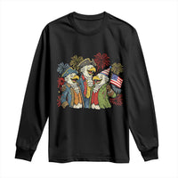 Funny Founding Fathers Eagle Long Sleeve Shirt 250th Anniversary America Patriotic Gift