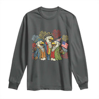 Funny Founding Fathers Eagle Long Sleeve Shirt 250th Anniversary America Patriotic Gift