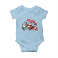 Cute Patriotic Eagle 250 Years Of Freedom Baby Onesie American Pride Gift
