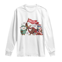 Cute Patriotic Eagle 250 Years Of Freedom Long Sleeve Shirt American Pride Gift