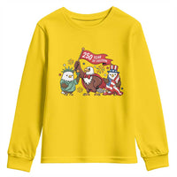 Cute Patriotic Eagle 250 Years Of Freedom Youth Sweatshirt American Pride Gift
