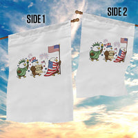 Adorable Patriotic Eagle 250 Years Of Freedom Garden Flag USA Anniversary Gift