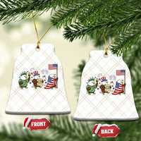 Adorable Patriotic Eagle 250 Years Of Freedom Ceramic Ornament USA Anniversary Gift
