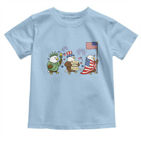 Adorable Patriotic Eagle 250 Years Of Freedom Toddler T Shirt USA Anniversary Gift