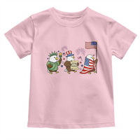 Adorable Patriotic Eagle 250 Years Of Freedom Toddler T Shirt USA Anniversary Gift