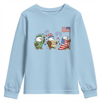Adorable Patriotic Eagle 250 Years Of Freedom Youth Sweatshirt USA Anniversary Gift