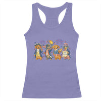 Patriotic Wiener Dog 250th Anniversary Racerback Tank Top Dachshund Lover Gift