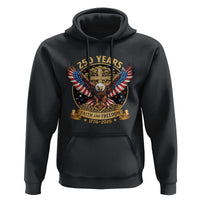 Faith And Freedom 250 Years Hoodie Patriotic Eagle Cross Gift
