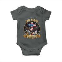 Christian Patriotic Eagle Cross Baby Onesie 250 Years Faith And Freedom USA Gift