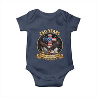 Christian Patriotic Eagle Cross Baby Onesie 250 Years Faith And Freedom USA Gift