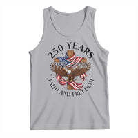 250 Years Faith And Freedom Tank Top Patriotic Christian Eagle