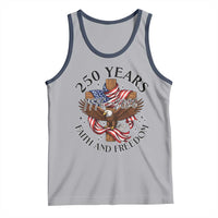 250 Years Faith And Freedom Tank Top Patriotic Christian Eagle