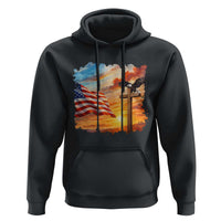 Faith And Freedom Christian American Flag Eagle Hoodie American Faith Pride