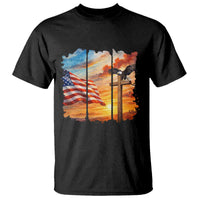 Faith And Freedom Christian American Flag Eagle T Shirt American Faith Pride