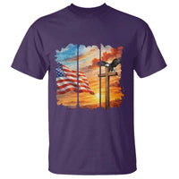 Faith And Freedom Christian American Flag Eagle T Shirt American Faith Pride