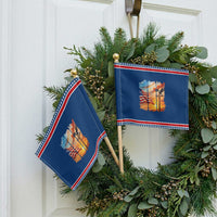 Faith And Freedom Christian American Flag Eagle Patriotic Handheld Flag American Faith Pride