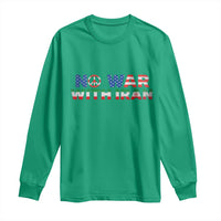 No War USA Iran Flag Long Sleeve Shirt Iranian Freedom Peace Advocate Gift