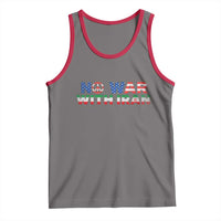 No War USA Iran Flag Tank Top Iranian Freedom Peace Advocate Gift