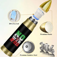 No Us Israel War On Iran Bullet Tumbler Anti War Political Protest Statement