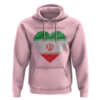 Stand With Iran Hoodie Anti War Political Protest Statement