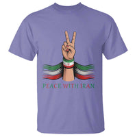 Peace With Iran T Shirt Support Iranian People For Peace