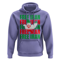Freedom Dove Flag Hoodie Peaceful Iran Support