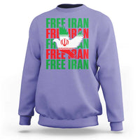 Freedom Dove Flag Sweatshirt Peaceful Iran Support