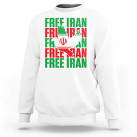 Freedom Dove Flag Sweatshirt Peaceful Iran Support
