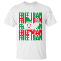 Freedom Dove Flag T Shirt Peaceful Iran Support