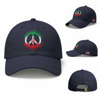 Peace With Iran Baseball Cap Not War In Middle East
